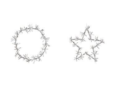 LIVARNO home LED-Dekokranz / LED-Dekostern