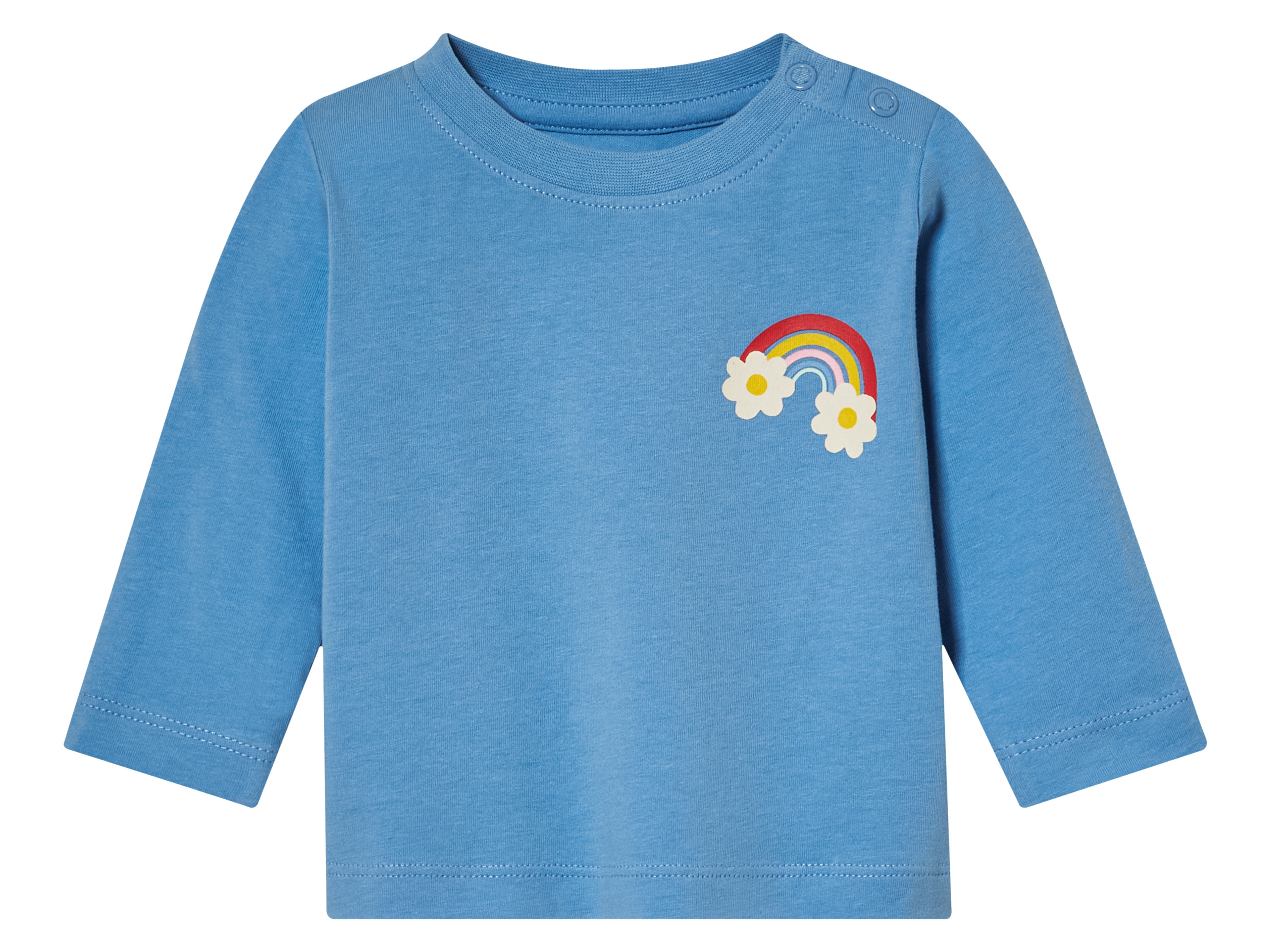 lupilu® Baby Mädchen Langarmshirt GOTS (Blau, 74/80)““ | dass ein Textil- oder Lederprodukt auf mehr als 300 Schadstoffe geprüft wurde. Gots – Global Organic Textile Standard Organic by Control Union www.global-standard.org Zertifizierungsnummer: CU 851646 Das Zeichen für eine nachhaltige Textilproduktion Bio-Baumwolle mit dem GOTS-Siegel gewährleistet die Herstellung nach ökologischen Kriterien durch die gesamte textile Lieferkette hindurch. Das bedeutet: Die erzeugten Naturfasern werden biologisch kontrolliert angebaut und umweltverträglich hergestellt. Sozial verantwortliche Standards werden in der Verarbeitung überprüft und die Herkunft der Endprodukte korrekt gekennzeichnet. Die Vorteile: Keine Schadstoffe Ressourcenschonend Vertrauenswürdige Rohstoffe ecoprint by CHT Logo 100 % ökologischer Textildruck Mit ecoprint by CHT zu einem positiven ökologischen Fußabdruck! Das innovative Drucksystem beinhaltet wasserbasierte Druckpasten und speziell ausgewählte Farben, für höchste ökologische Standards auf dem fertigen Textil. ecoprint by CHT enthält keine schädlichen Inhaltsstoffe und ist daher unbedenklich für Mensch und Umwelt. Pvc- und Phthalat-frei pflegeleicht weicher Griff Hohenstein Das passt perfekt Das Prüfinstitut Hohenstein führt seit rund 60 Jahren Reihenmessungen und Studien zur Erfassung der Körpermaße durch. Mit Nutzung der 3-D-Bodyscannertechnologie werden die realen Körperformen visualisiert und in verlässliche Größentabellen umgerechnet.““