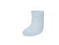 Hellblaue Babysocke mit Streifen