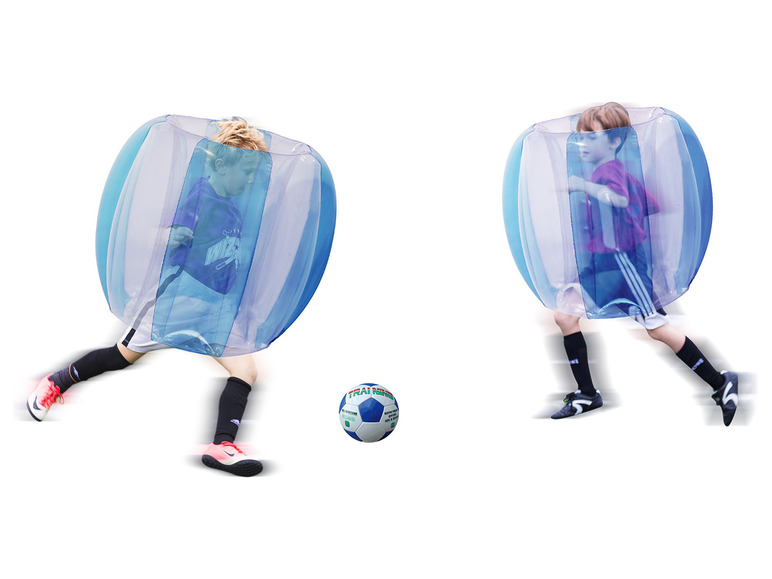 Gehe zu Vollbildansicht: L.A. Sports Bumper Ball Set aufblasbar Bubble Soccer Kinder Jugendliche 115-165 Körpergröße - Bild 2