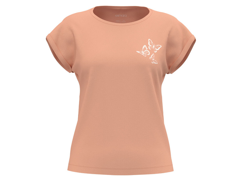 Gehe zu Vollbildansicht: esmara® Damen T-Shirt, mit modischem Print und überschnittenen Schultern - Bild 6
