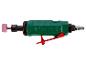 Eine grüne Parkside Schleifmaschine mit einem roten Schalter.