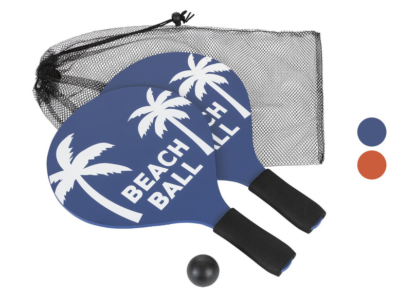 Gehe zu Vollbildansicht: CRIVIT Beachball-Set, aus Holz, mit Netzbeutel - Bild 1