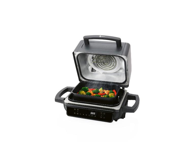 Heißluftfritteuse mit Grill- und Räucherfunktion »SHLFS 2200 A1«, 2200 W, 3,8 l