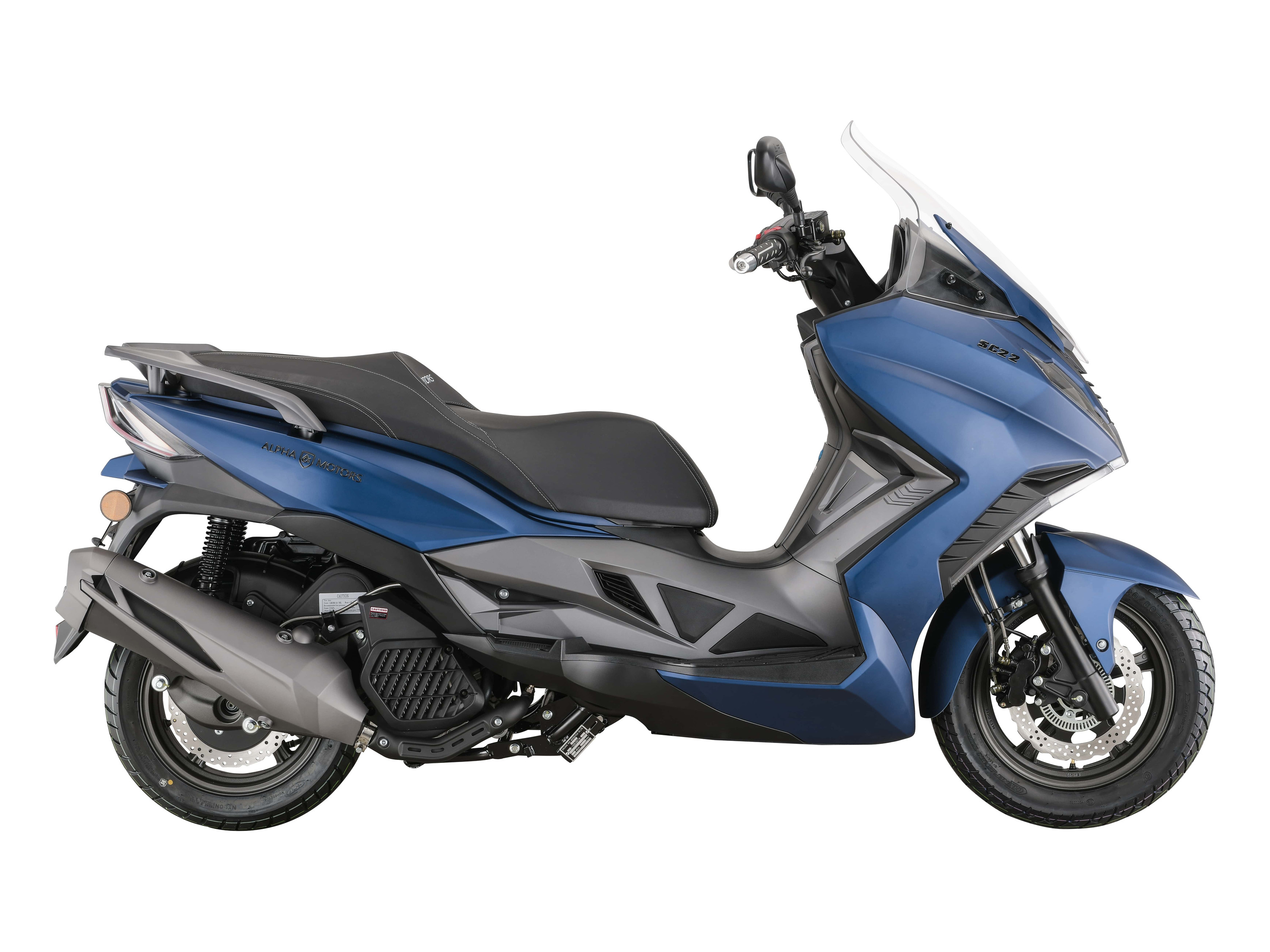 Alpha Motors Motorroller Sport Cruiser 22, 125 ccm, 95 km/h, Euro 5+, mit Lenkerschloss – Bild 3 von 4