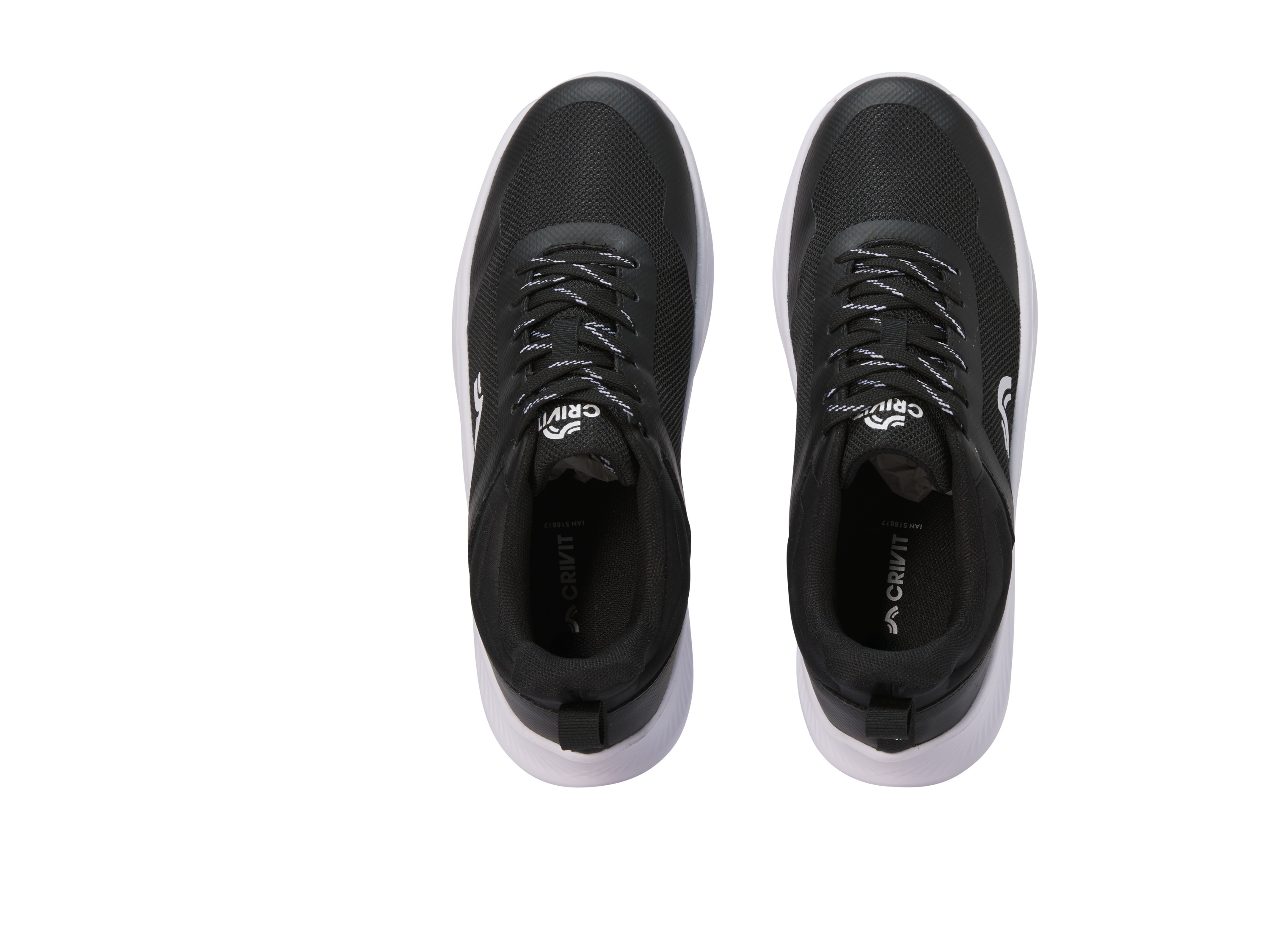 CRIVIT Herren Sportschuh (Schwarz, 43) – Bild 3 von 4