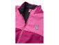 Pinke Fleecejacke mit Reißverschluss und rechteckigem Logo-Detail