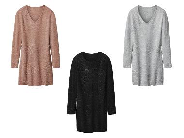 esmara® Damen Strickkleid Rippe
