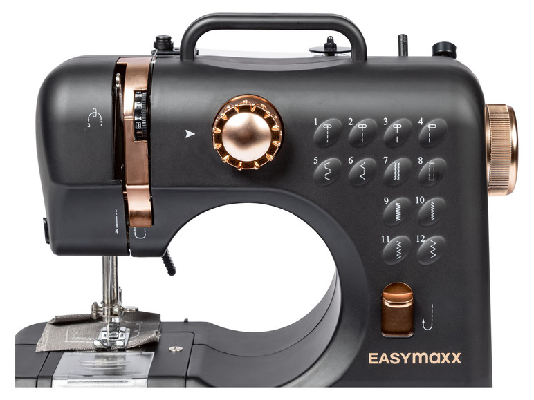 Gehe zu Vollbildansicht: EASYmaxx Kompakt-Nähmaschine, 12 Sticharten - Bild 3