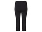 Schwarze Capri-Leggings für Damen.