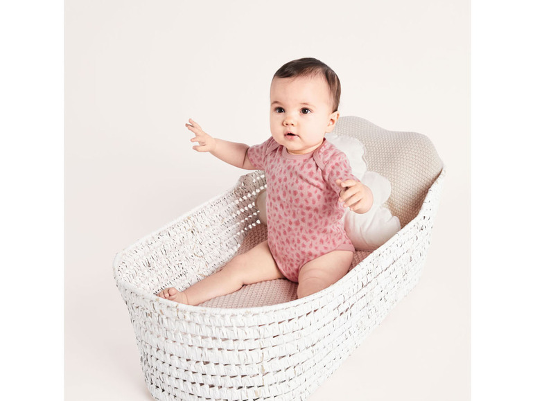 Gehe zu Vollbildansicht: lupilu® Baby Body kurzarm, 2 Stück, aus reiner Bio-Baumwolle - Bild 4