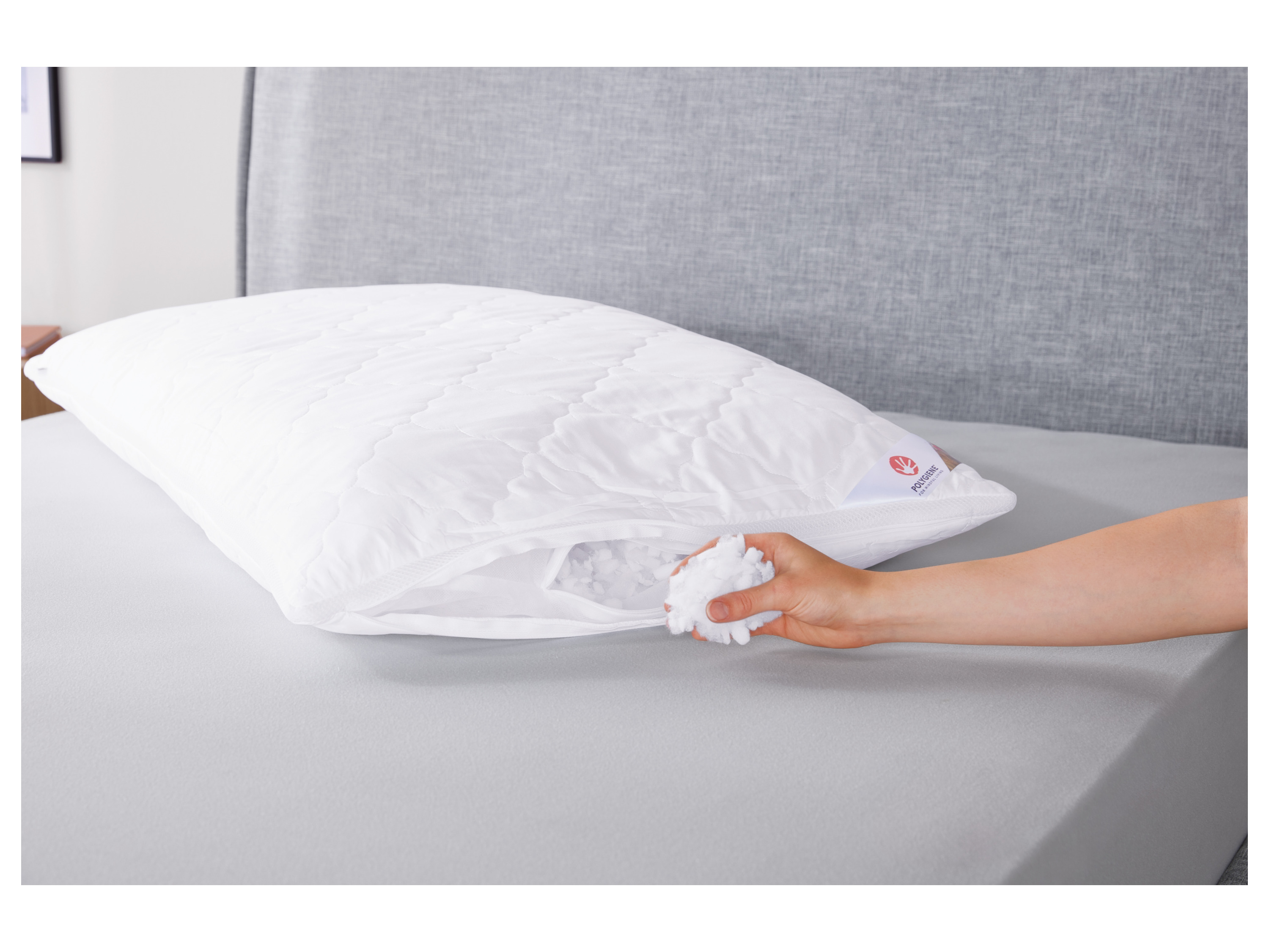 Thumbnail - LIVARNO home Kopfkissen »Polygiene®«, 80 x 40 cm