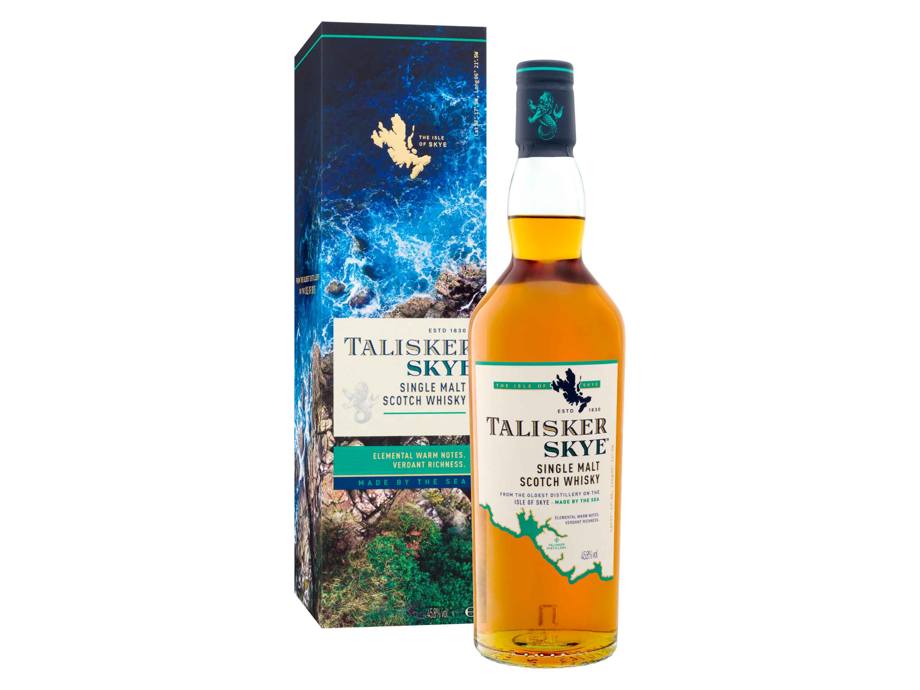 Talisker Skye Single Malt Scotch Whisky mit Geschenkbox 0,5-l-Flasche 45,8% Vol | 04003922025423