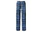 Blaue karierte Pyjamahose für Herren.