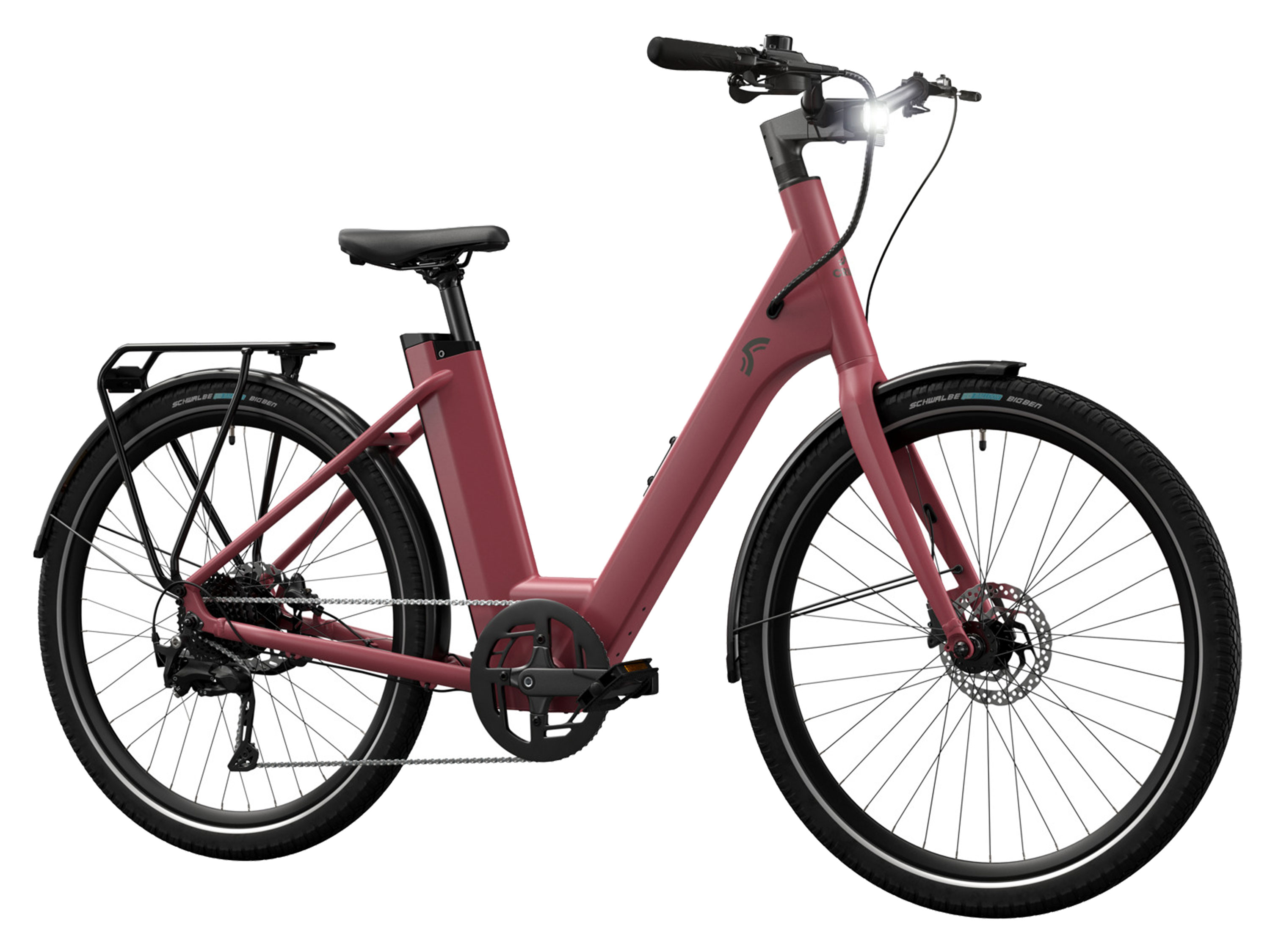 Thumbnail - CRIVIT Urban E-Bike Y.3 Shimano CUES (Berry Blush)