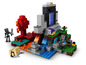LEGO Minecraft Set mit Nether-Portal, Skelett, Schaf und Steve.