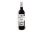 Rotweinflasche Rioja Reserva mit weißem Etikett und goldenen Details.