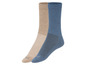 Zwei Paar Falke Socken in Beige und Blau.