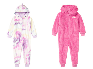 lupilu® Kleinkinder Plüschoverall mit Kapuze