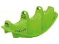 Grüne Krokodil-Wippe für Kinder