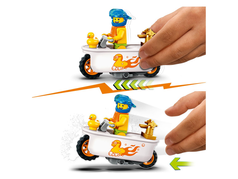 Gehe zu Vollbildansicht: LEGO® City 60333 »Badewannen-Stuntbike« - Bild 5