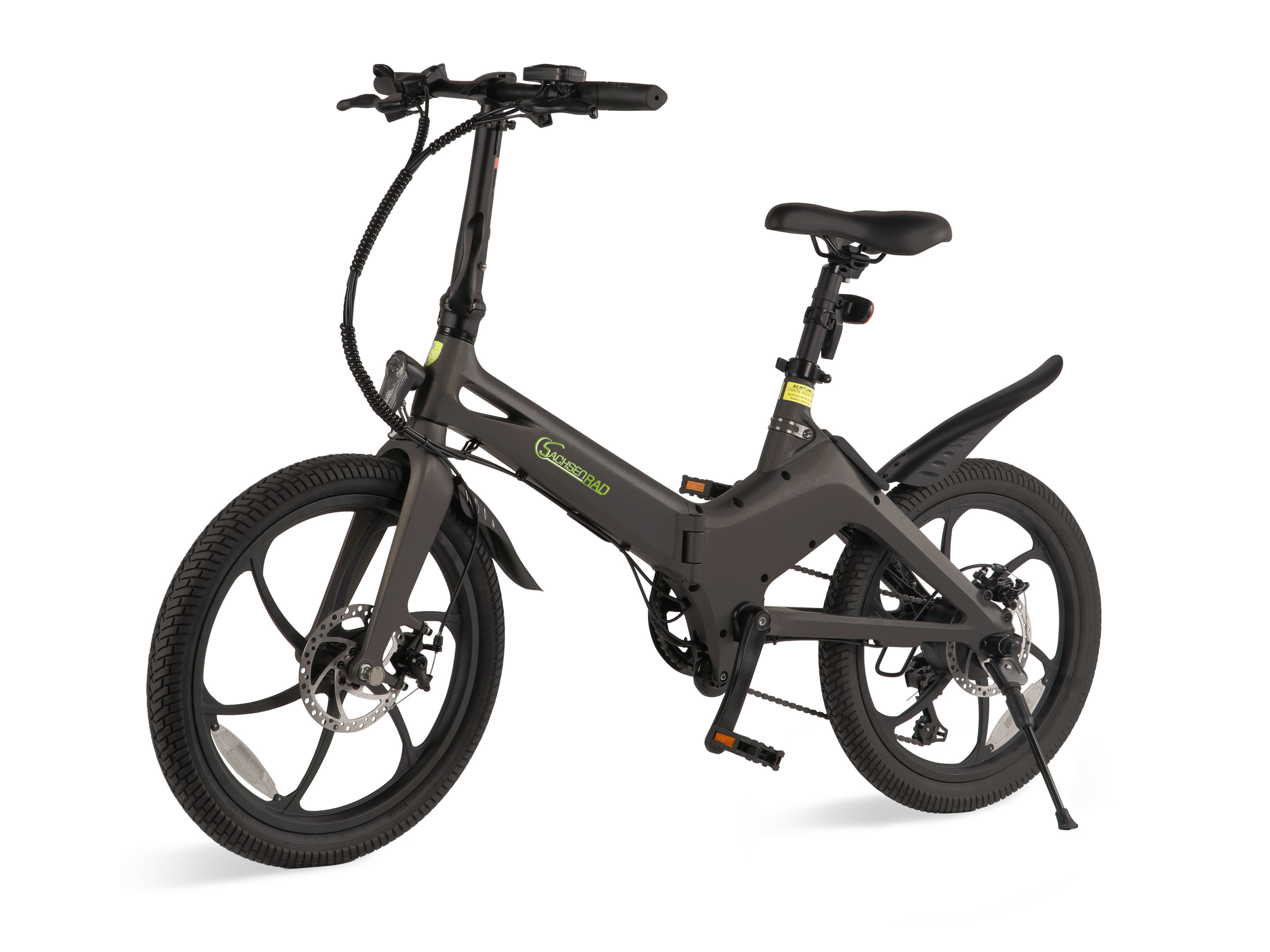Thumbnail - SachsenRad E-Folding Bike »F11 MagPuma« mit Transporttasche, Magnesiumrahmen, 19,8 kg, 20 Zoll