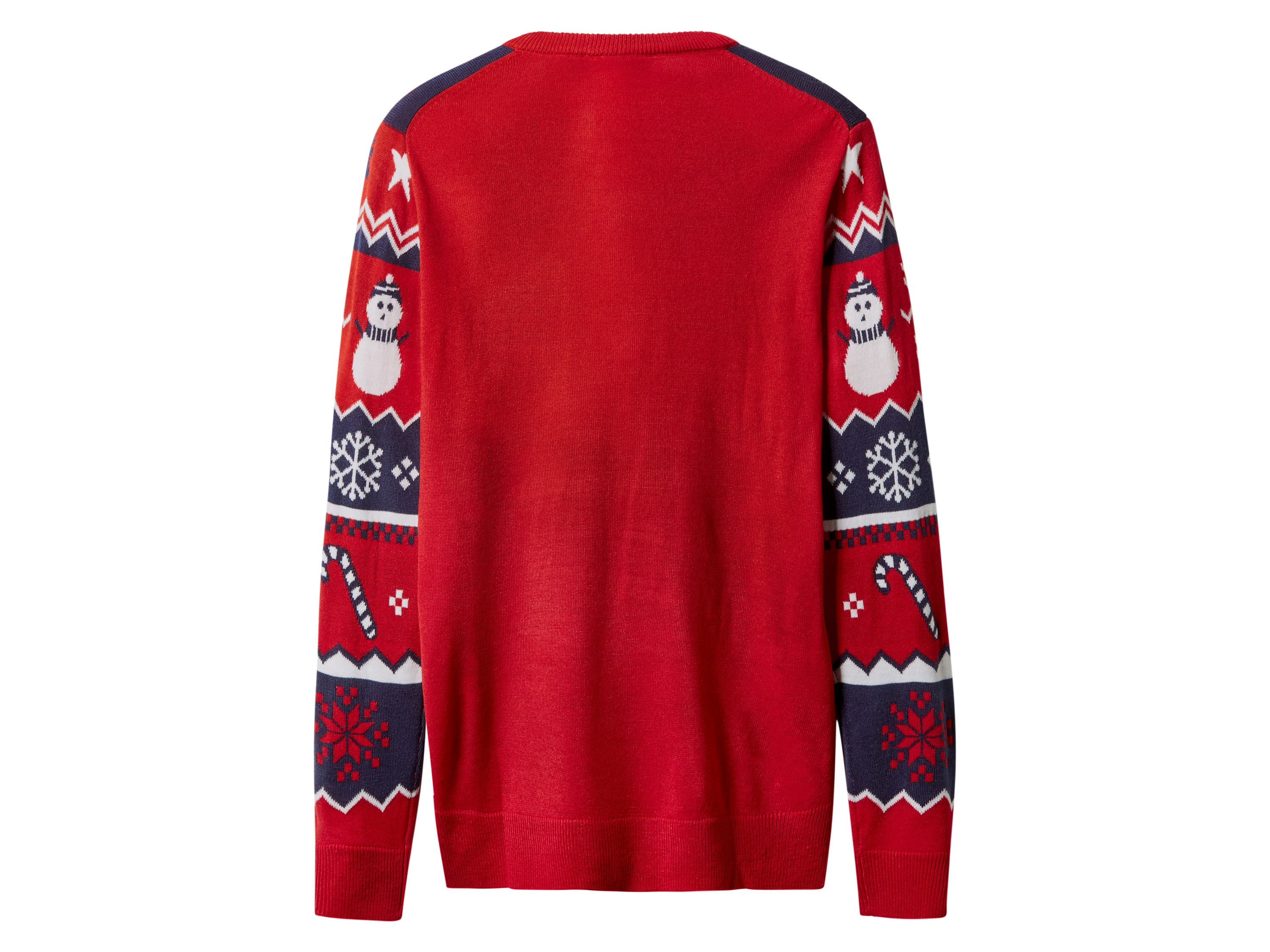 Thumbnail - esmara Men Herren Premium-Weihnachtspullover mit LED-Effekt und Musik / Premium-Weihnachtspullover mit LED-Effekt (Rot, ...