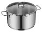Silit Edelstahlkochtopf mit Glasdeckel.