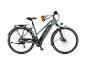 Grünes E-Citybike mit Gepäckträger, entworfen in Germanland.