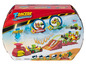 T-Racers Turbo Tuning Teams Spielset mit Auto, Launcher, Rampe und Kaktuszone