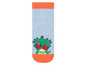 Socken mit Dinosaurier-Motiv.