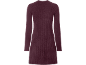 Damen-Strickkleid in Bordeauxrot