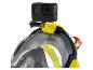 Tauchmaske mit befestigter GoPro Kamera.
