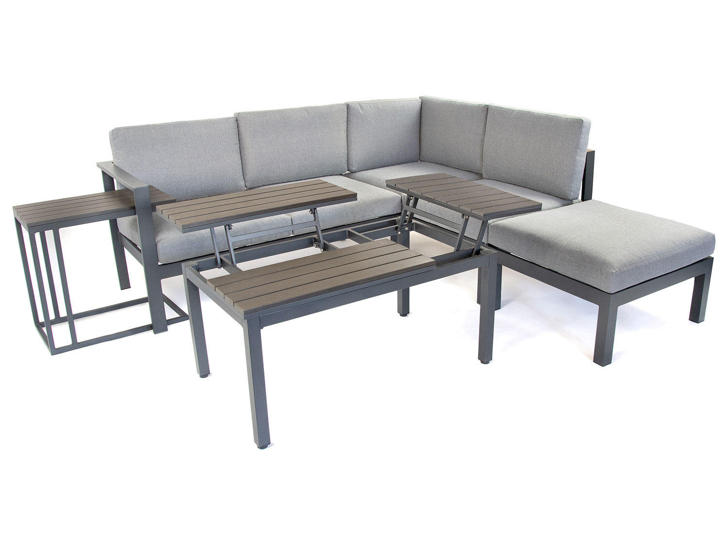 BELLAVISTA - HOME & GARDEN® Alu-Lounge »Braga« inkl. Sitz- und Rückenkissen – Bild 4 von 4