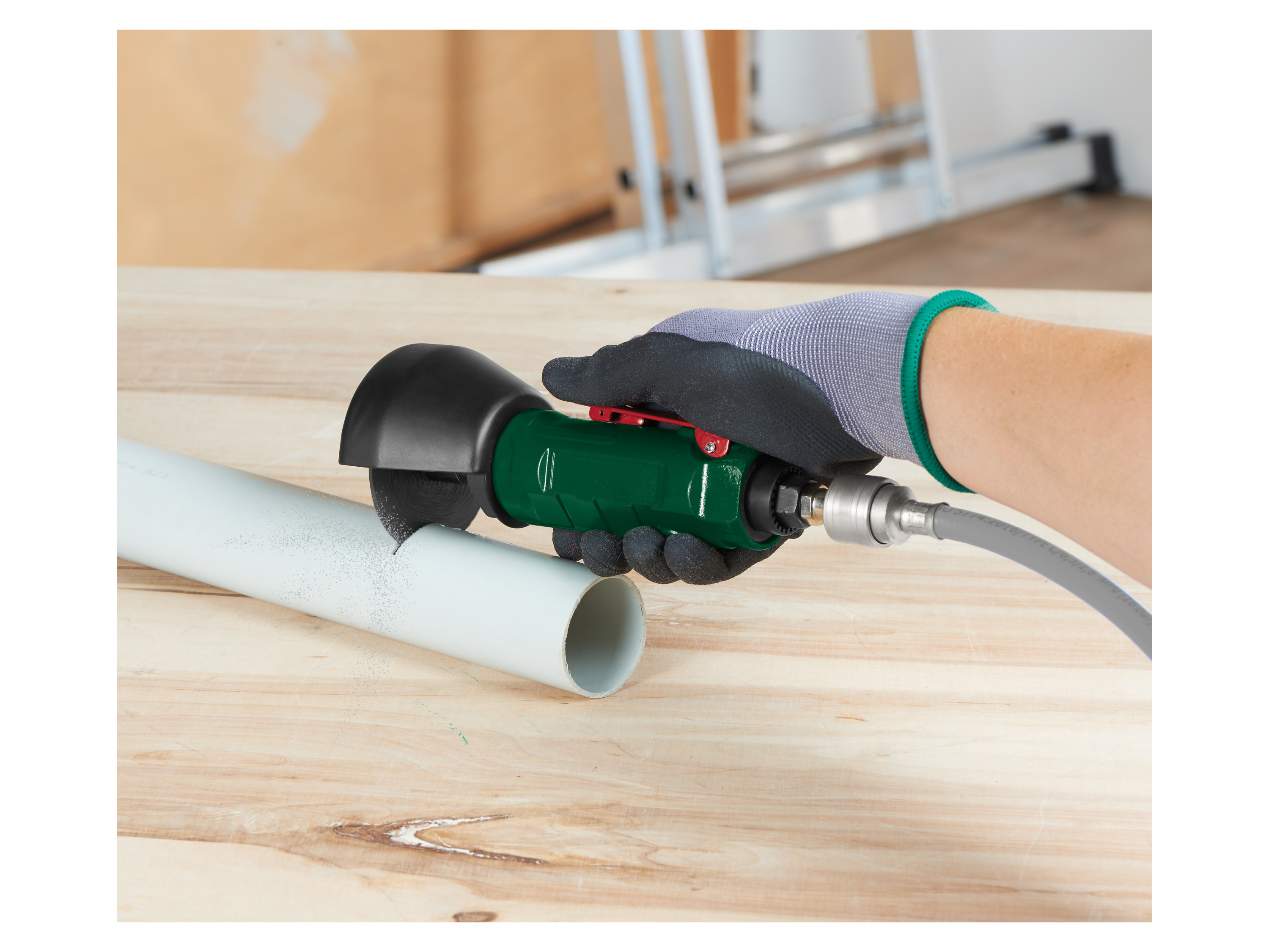 Thumbnail - PARKSIDE® Druckluft-Stabschleifer-Set / -Trennschleifer / -Tellerschleifer (Trennschleifer)