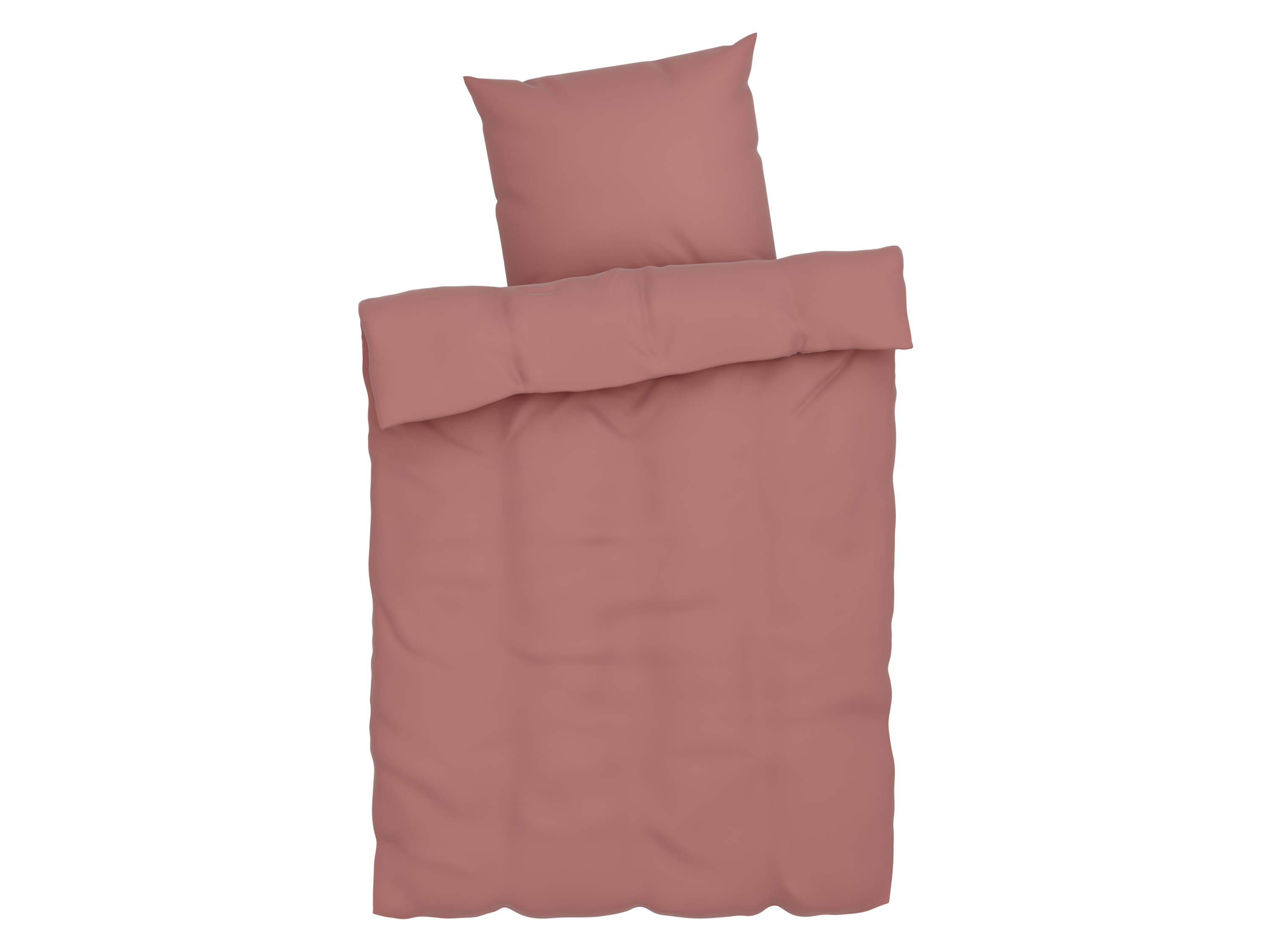 LIVARNO HOME Musselin-Bettwäsche, 155 x 220 cm (Rosa)