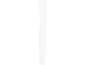 Weiße, vertikale Tube oder Flasche mit abgerundeter Ober- und Unterseite