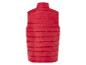 Rote gesteppte Weste ohne Ärmel
