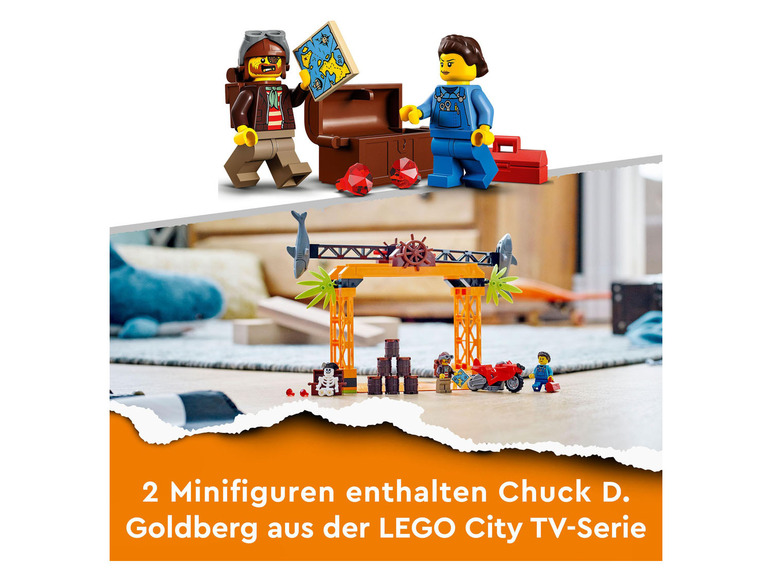 Gehe zu Vollbildansicht: LEGO® City 60342 »Haiangriff-Stuntchallenge« - Bild 9