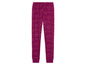 Lila Leggings mit Mickey Mouse-Muster.