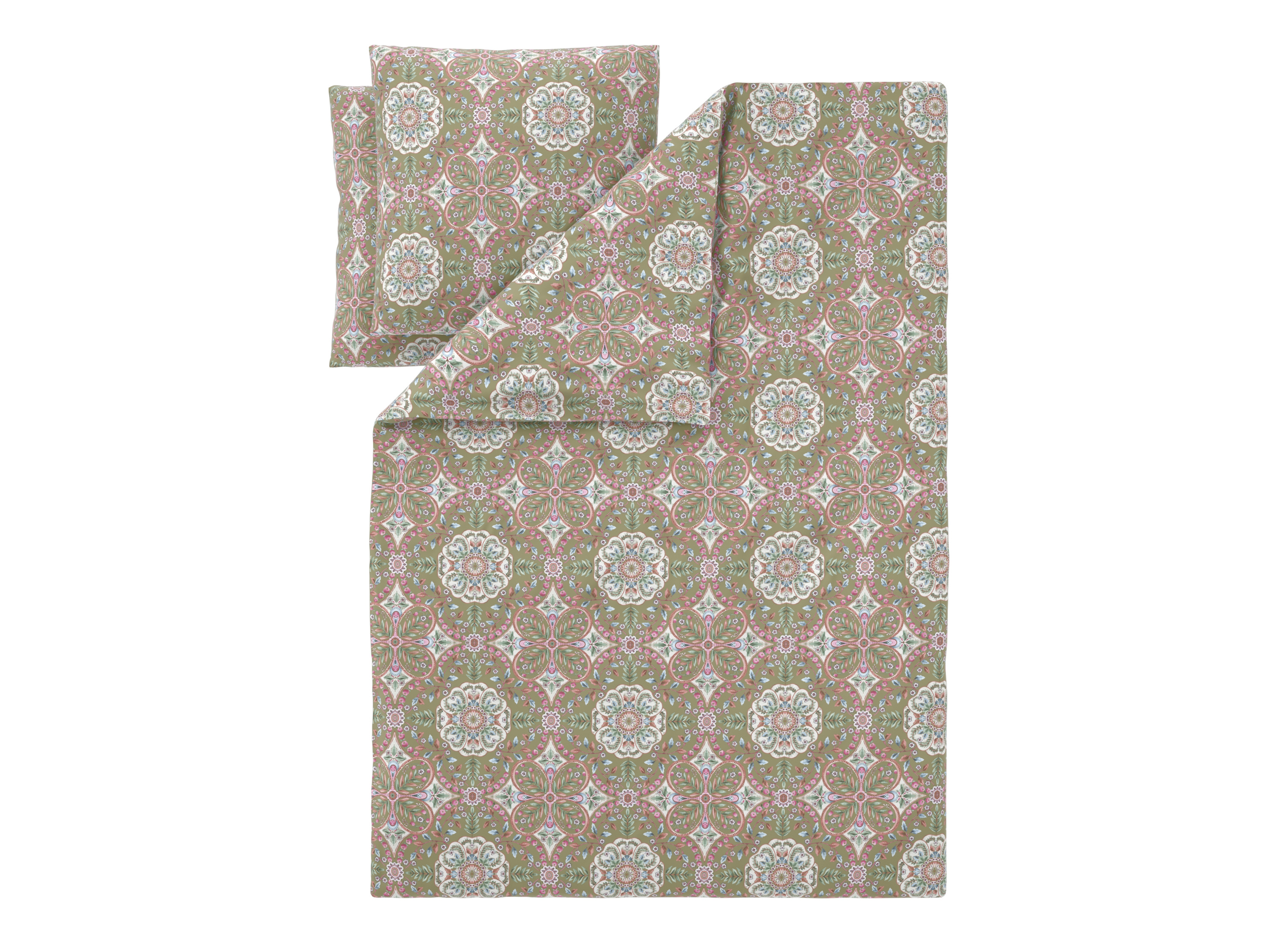 LIVARNO® Satin-Bettwäsche, 200 x 220 cm (Ornament)