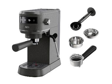 AEG Espresso-Siebträgermaschine »Gourmet 6 EC6-1-6BST«, mit Milchschaumdüse