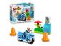 LEGO® DUPLO® 10471 Blaues Polizeimotorrad Spielset mit Box, Figur und Bausteinen