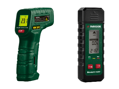 PARKSIDE® Bau-/Holzfeuchtemessgerät »PBHM A1« / Infrarot-Thermometer »PITM A1«