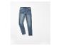 Blaue Jeans mit elastischem Bund