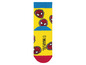 Gelbe Socken mit Spider-Man-Motiv von Marvel.