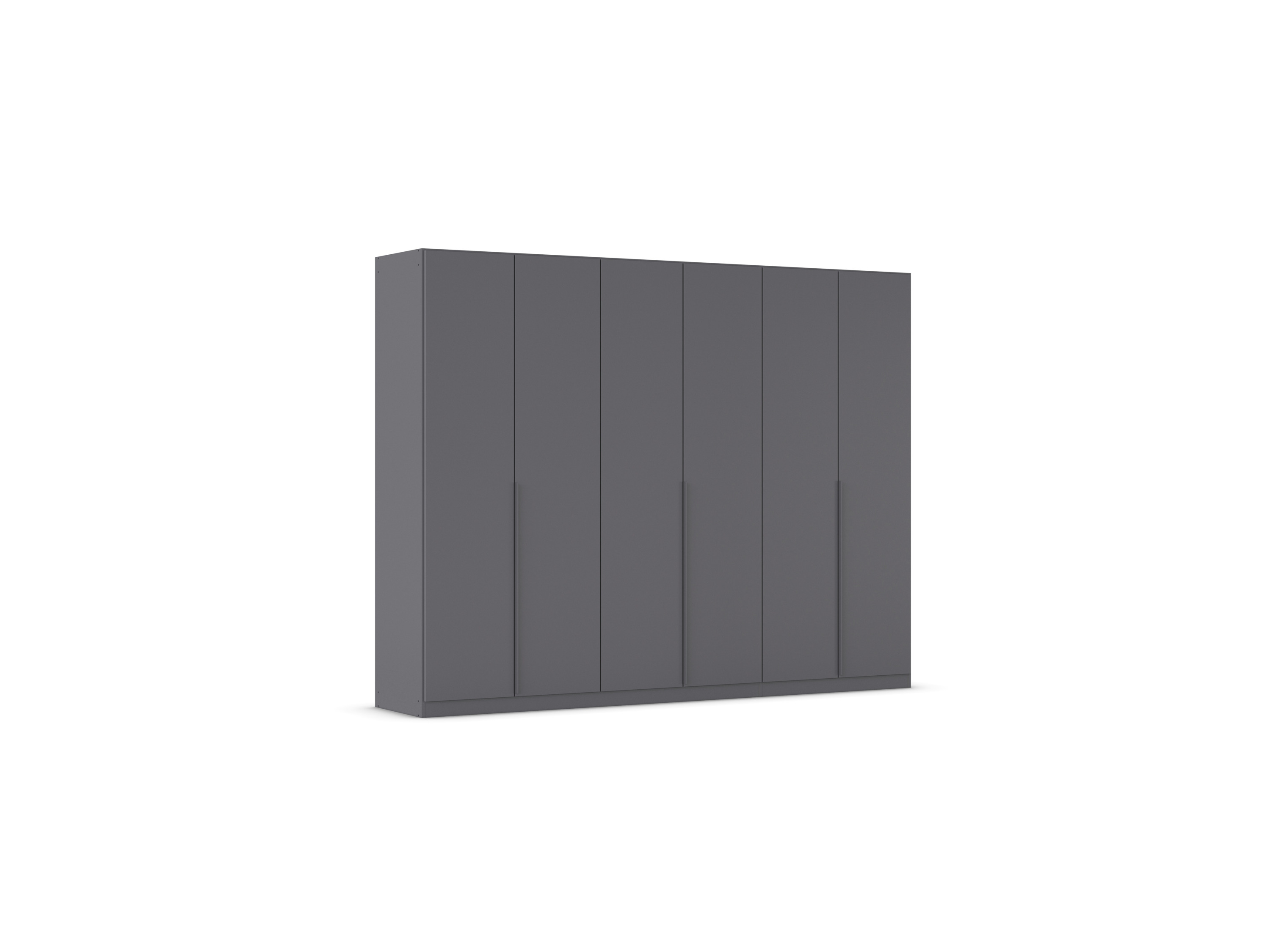 RAUCH ORANGE Drehtürenschrank Alabama (Basic-Zubehör, Graumetallic, Griffe Grau, 271 x 229 cm) – Bild 3 von 4