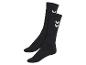 Zwei Paar schwarze Hummel Socken mit weißen Chevron-Logos.