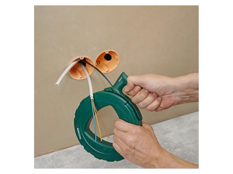 Kabelinstallation mit PARKISDE Kabeleinziehwerkzeug