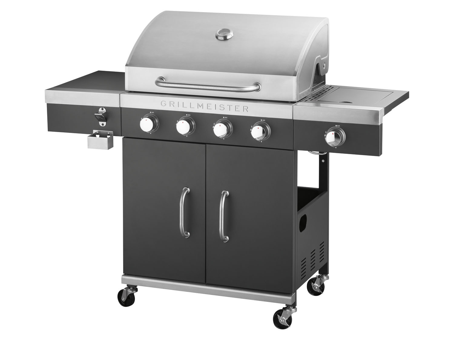 GRILLMEISTER Gasgrill, | Brenner, kW 19,7 4plus1 LIDL